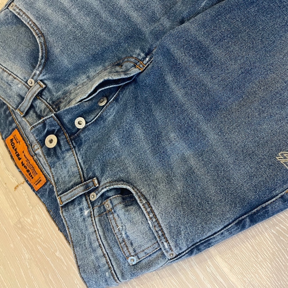 Heron Preston Medium Wash Jeans
